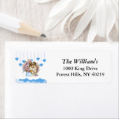 Babyduschenanschrift, Personalisierte Adresse (Insitu)