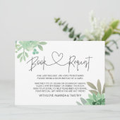 Babyduschenbuch-Anfrage Geschlecht: neutrale Sukku Einladung (Stehend Vorderseite)