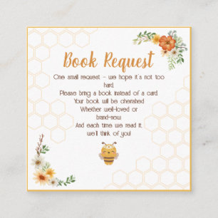 Babyduschenbuchanfrage Begleitkarte