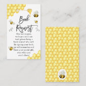 Babyduschenbuchanfrage Visitenkarte (Vorne/Hinten)