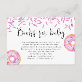 Babyduschenbucheinlage Begleitkarte
