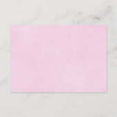 Babyduschenbucheinlage Begleitkarte (Rückseite)