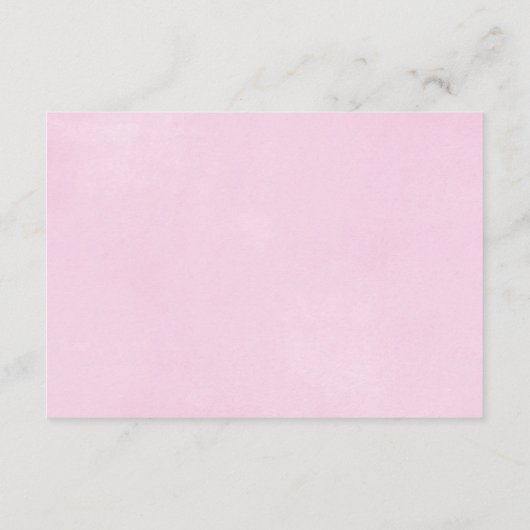 Babyduschenbucheinlage Begleitkarte (Rückseite)