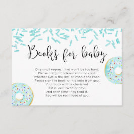 Babyduschenbucheinlage Begleitkarte