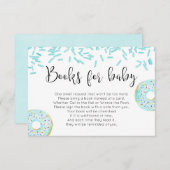 Babyduschenbucheinlage Begleitkarte (Vorne/Hinten)