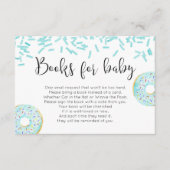 Babyduschenbucheinlage Begleitkarte (Vorderseite)