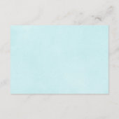 Babyduschenbucheinlage Begleitkarte (Rückseite)