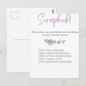 Babyduschenschrott Postkarte (Vorne/Hinten)