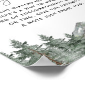 Babyduschensignatur für Späte Nachttaucher Poster (Ecke)