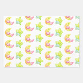 Babyduschenwrapping-Papier - Flachblatt-Set 3 Geschenkpapier Set (Vorderseite 3)