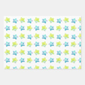 Babyduschenwrapping-Papier - Flachblatt-Set 3 Geschenkpapier Set (Vorderseite)