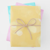 Babyduschenwrapping-Papier - Flachblatt-Set 3 Geschenkpapier Set (Beispiel)
