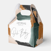 BabyduscheOh Babyterracotta abstrakt gestrichen Geschenkschachtel (Rückseite)