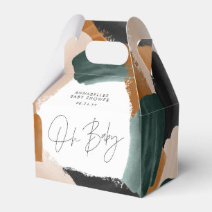 BabyduscheOh Babyterracotta abstrakt gestrichen Geschenkschachtel