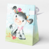 Babyduschfarm für Wasserfarben Geschenkschachtel (Rückseite)