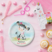 Babyduschfarm für Wasserfarben Pappteller (Party)