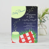 Babyduschfliesen mit Landschaftlicher Aussicht Einladung (Stehend Vorderseite)