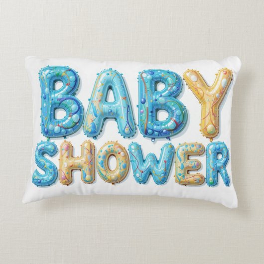 Babyduschgeschenk Dekokissen (Rückseite)