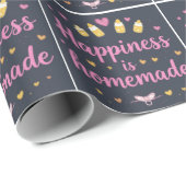 Babyduschgeschenk Geschenkpapier (Rolleneckpunkt)