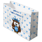 Babyduschgeschenk Große Geschenktüte (Vorderseite Schrägansicht)