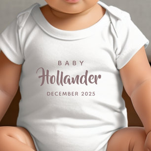 Babyduschgeschenk Schwangerschaftsankündigung Baby Strampler