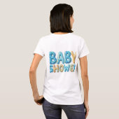 Babyduschgeschenk T-Shirt (Schwarz voll)