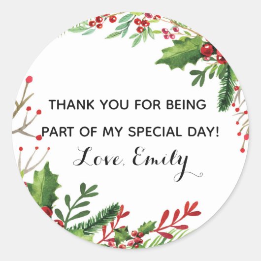 Babyduschgeschenk zum Geburtstag Runder Aufkleber (Vorderseite)