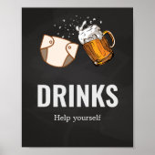 Babyduschgetränke für Babys und Babys Poster (Vorne)