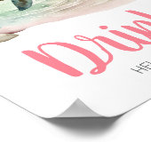 Babyduschgetränke für Mädchen aus Schildkröten Poster (Ecke)