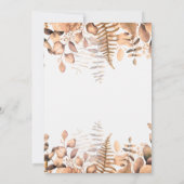 Babyduschgiraffe Eukalyptus-Walddschungel Einladung (Rückseite)