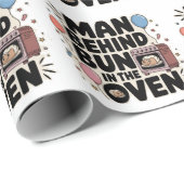 Babyduschgürtel Geschenkpapier (Rolleneckpunkt)