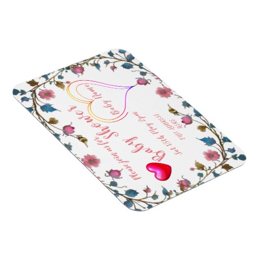 Babyduschherz Magnet (Rechte Seite)