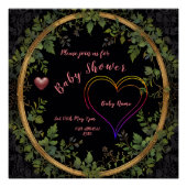 Babyduschherz Poster (Vorderseite)