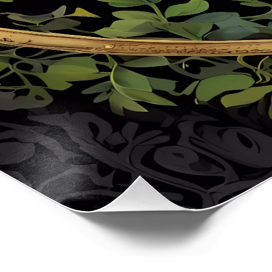 Babyduschherz Poster (Ecke)