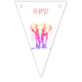 Babyduschherz Wimpelkette (Dritte Fahne)