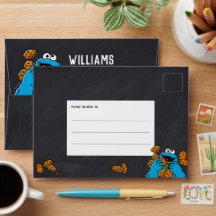 Babyduschkabine des Cookie Monster adressiert