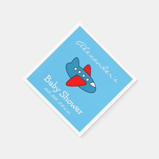 Babyduschkabinen für Jungen Serviette (Ecke)