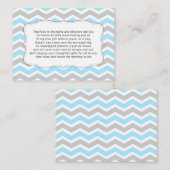 Babyduschkarte anzeigen, keine Verpackung Begleitkarte (Vorne/Hinten)