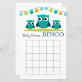 Babyduschkarte, Baby-Duschbingo (Vorne/Hinten)