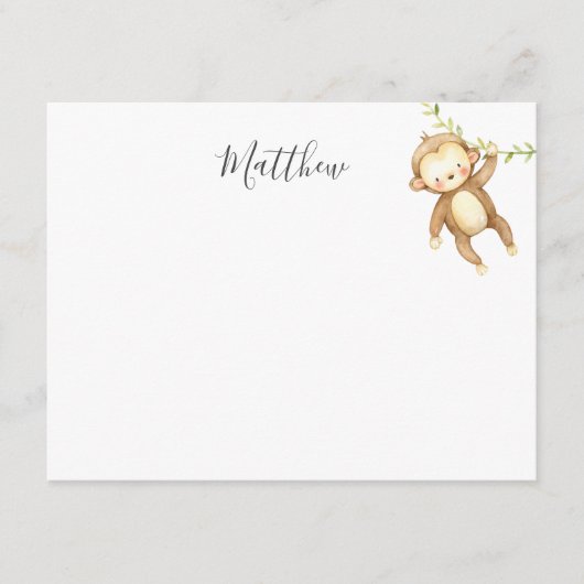 Babyduschkarte Begleitkarte (Vorderseite)