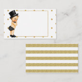 Babyduschkarte Begleitkarte (Vorne/Hinten)