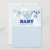 Babyduschkarte Einladung (Vorderseite)