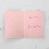 Babyduschkarte Einladung (Innenseite)