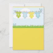 Babyduschkarte Einladung (Vorderseite)