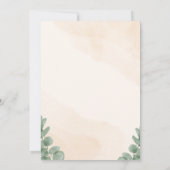 Babyduschkarte Einladung (Rückseite)