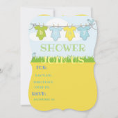 Babyduschkarte Einladung (Vorderseite)