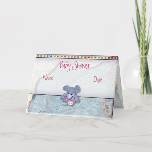 Babyduschkarte Feiertagskarte (Vorderseite)