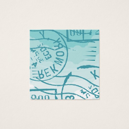 Babyduschkarte für das Flugzeug (Rückseite)