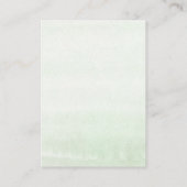 Babyduschkarte für Windelwaschbecken Begleitkarte (Rückseite)