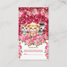 Babyduschkarte für Windelwindeln